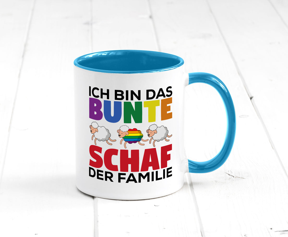LGBTQ+ Tasse | Buntes Schaf Regenbogen Humor Geschenkidee