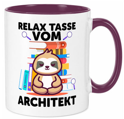 Relax Tasse: Architekt | Architektur Büro Geschenkidee Arbeit Kollegen Humor