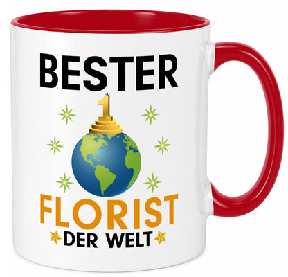 Welt Bester Florist | Blumen Verkäufer Humor Geschenkidee Tasse