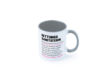 Rettungssanitäterin | Beruf Sanitäter Spruch v2 Humor Arbeit Kollegen Büro