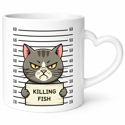 Böse katze hat den Fisch gegessen | Verhafung lustiger Spruch Geschenk