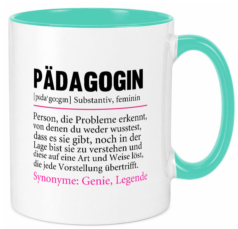 Pädagogin | Spruch lustig Humor Pädagogik v2 Geschenk Geschenkidee lustiger