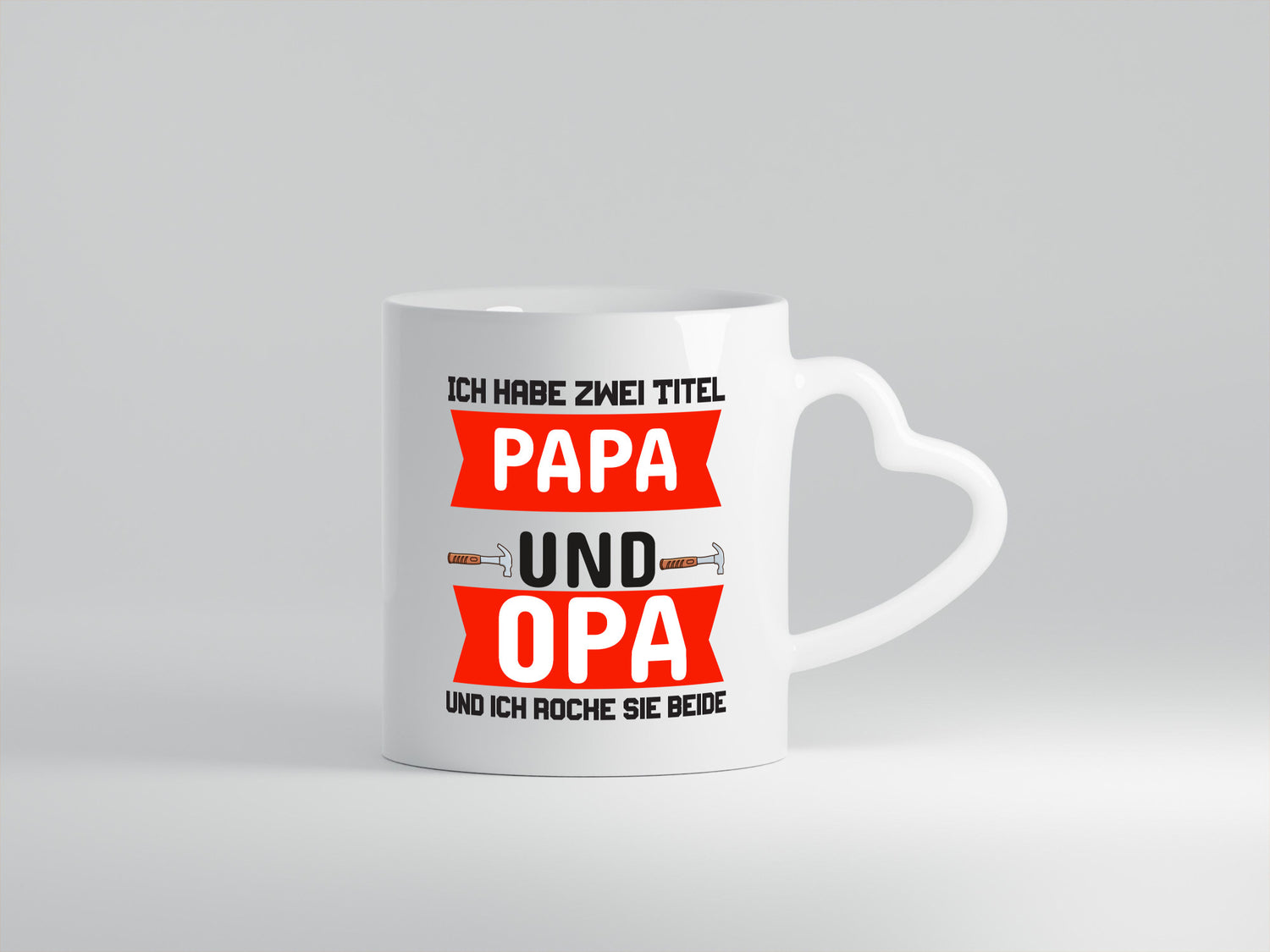 Papa und Opa | Vater Tasse Vatertag Großvater lustig Familie Geschenkidee