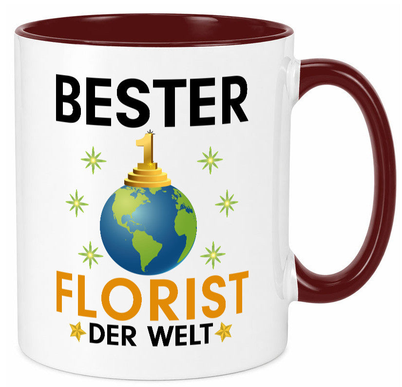 Welt Bester Florist | Blumen Verkäufer Humor Geschenkidee Tasse