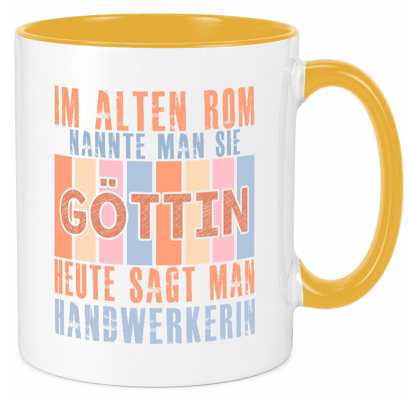 Heute sagt man: Handwerkerin | Handwerkerinnen Geschenk Humor Geschenkidee