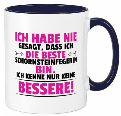 Die Beste Schornsteinfegerin | Kaminkehrer Handwerk lustig Humor Geschenkidee