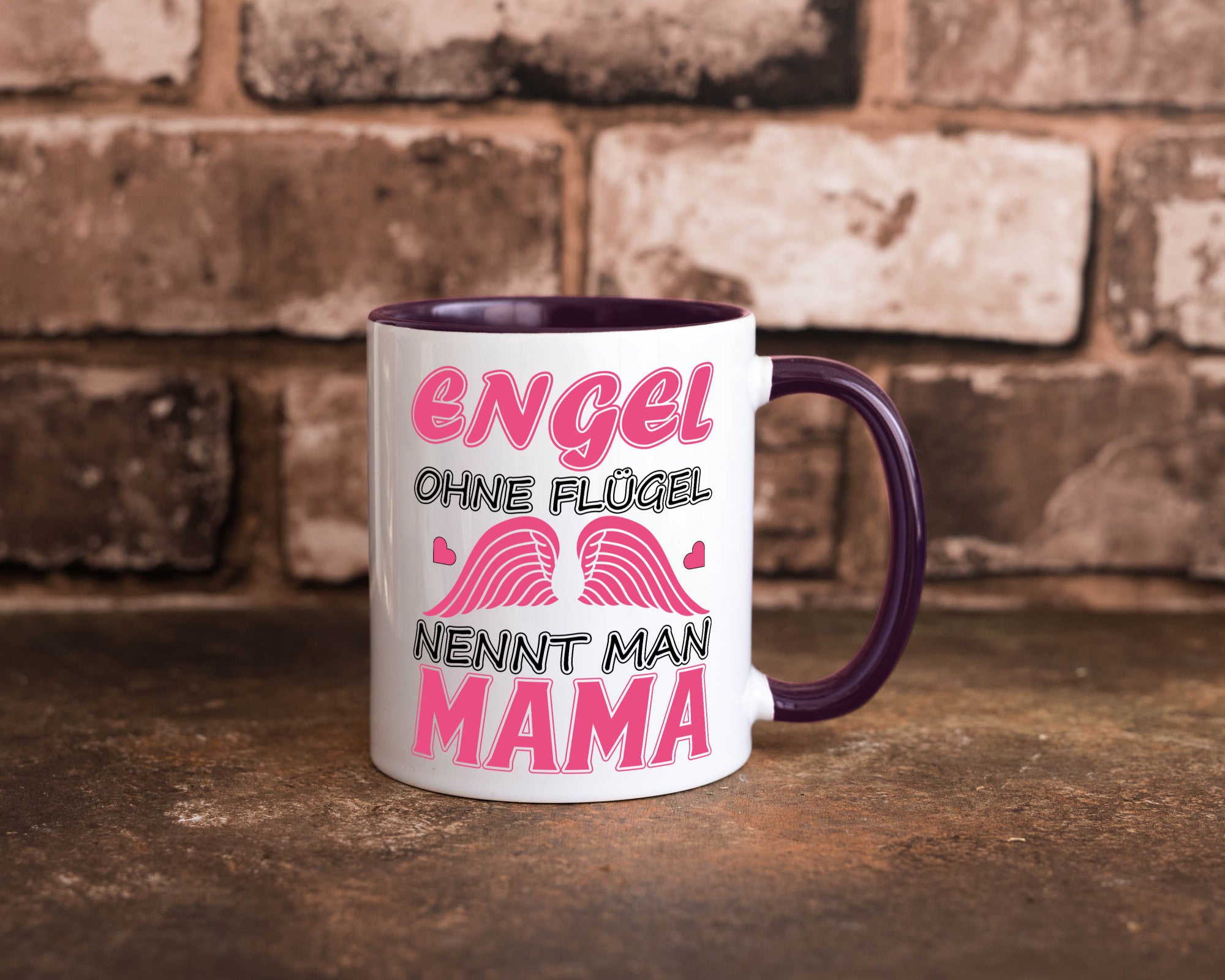 Mama Engel Humor Familie Geschenkidee Tasse