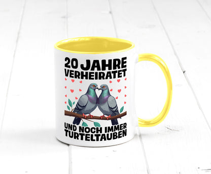 20 Jahre verheiratet | Turteltauben Ehe Ehepaar lustig Humor Geschenkidee