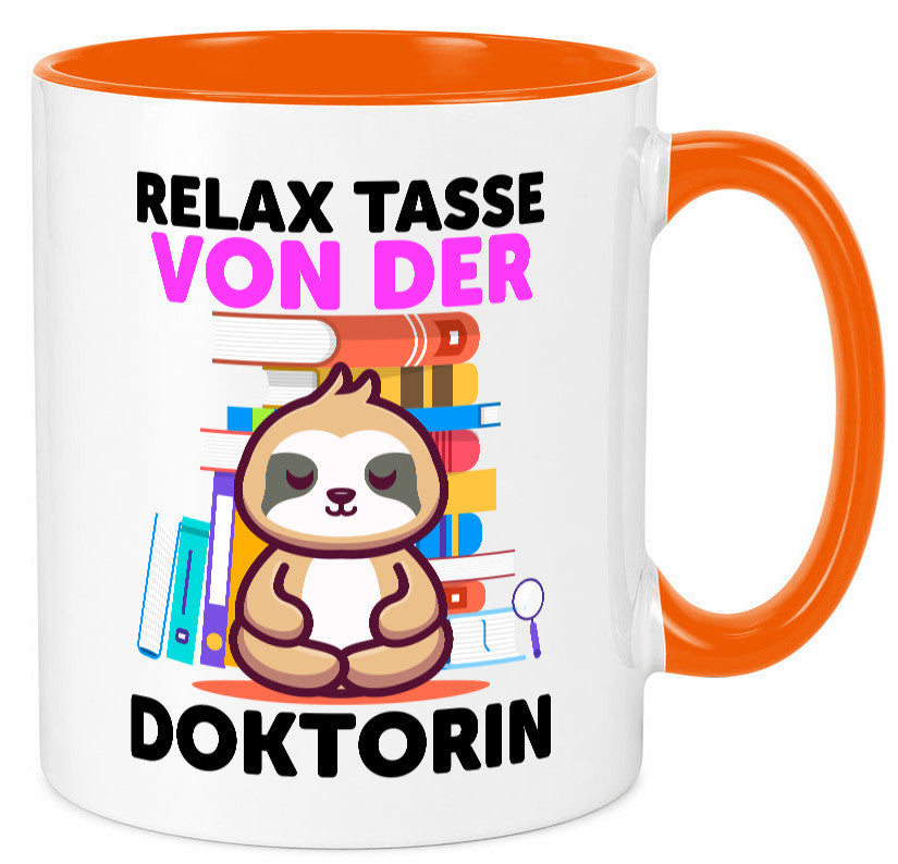 Relax Tasse: Doktorin | Doktorand Doktortitel lustig Humor Geschenkidee