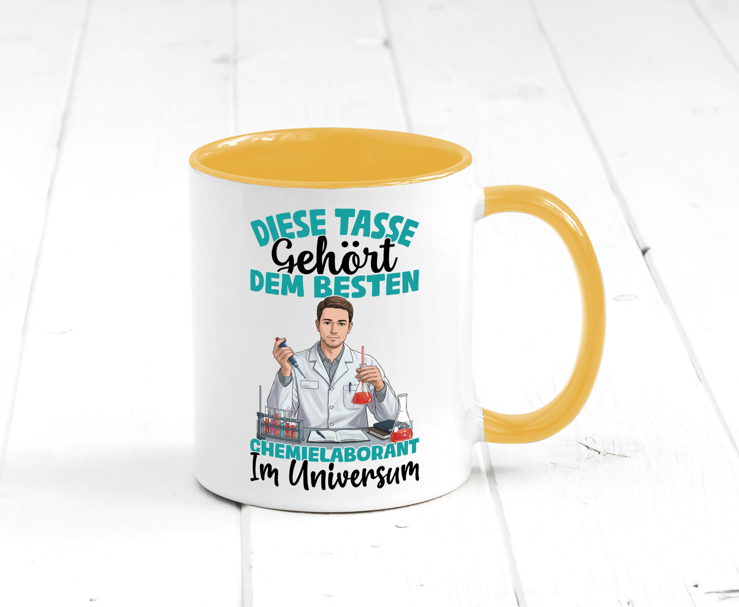 Im Universum: Chemielaborant | Laborant Chemie Humor Geschenkidee Tasse