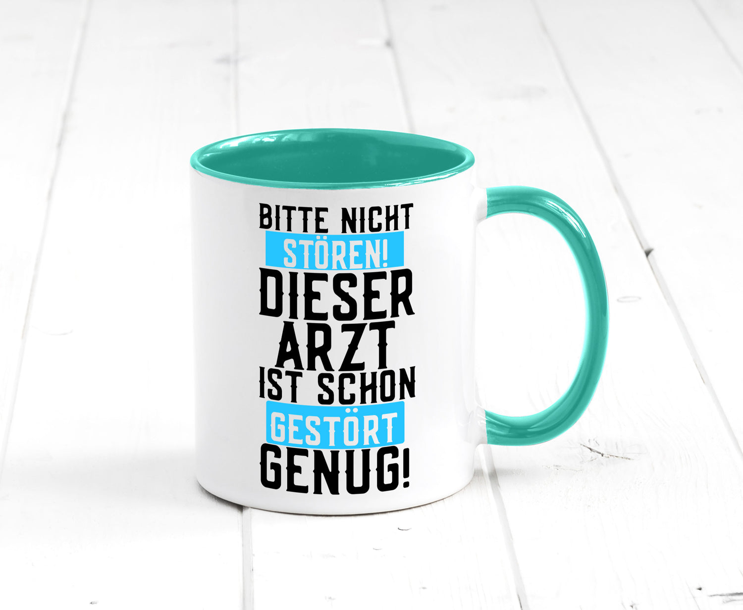 Bitte nicht stören | gestörter Arzt Sarkasmus Klinik Geschenkidee Humor Tasse