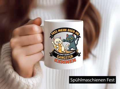 Fass mein bier nicht an | Biertrinker Bierliebhaber lustig Humor Geschenkidee