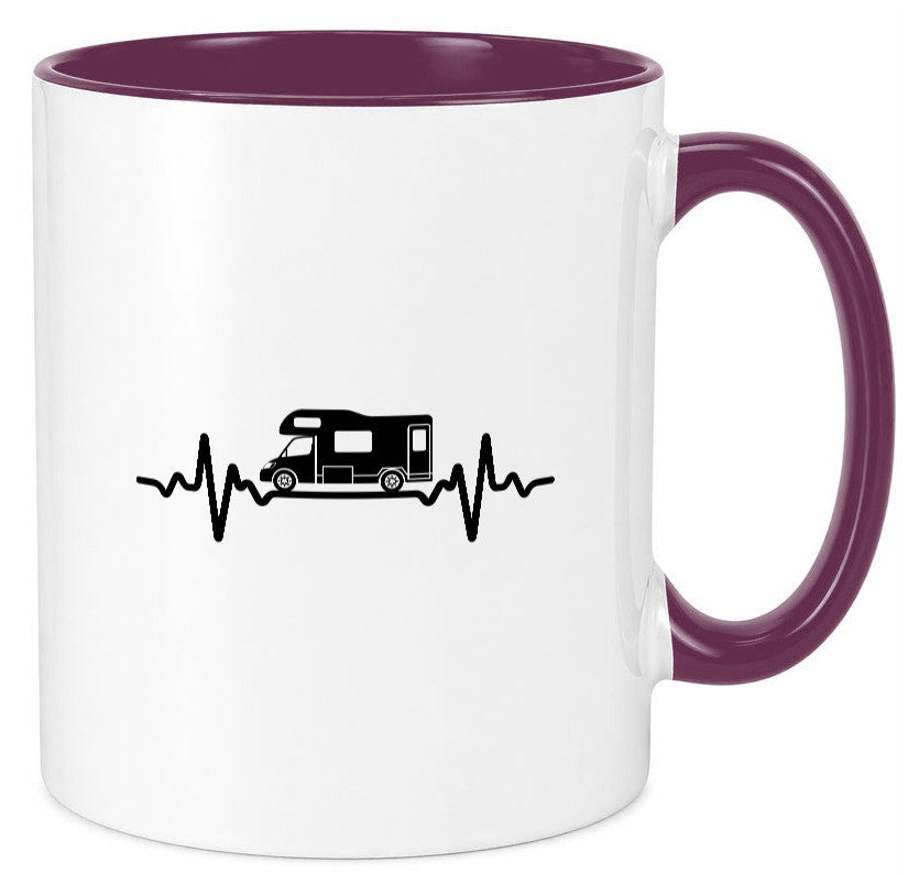 Wohnmobil | Herzschlag lustiger Spruch Geschenk Humor Geschenkidee Tasse