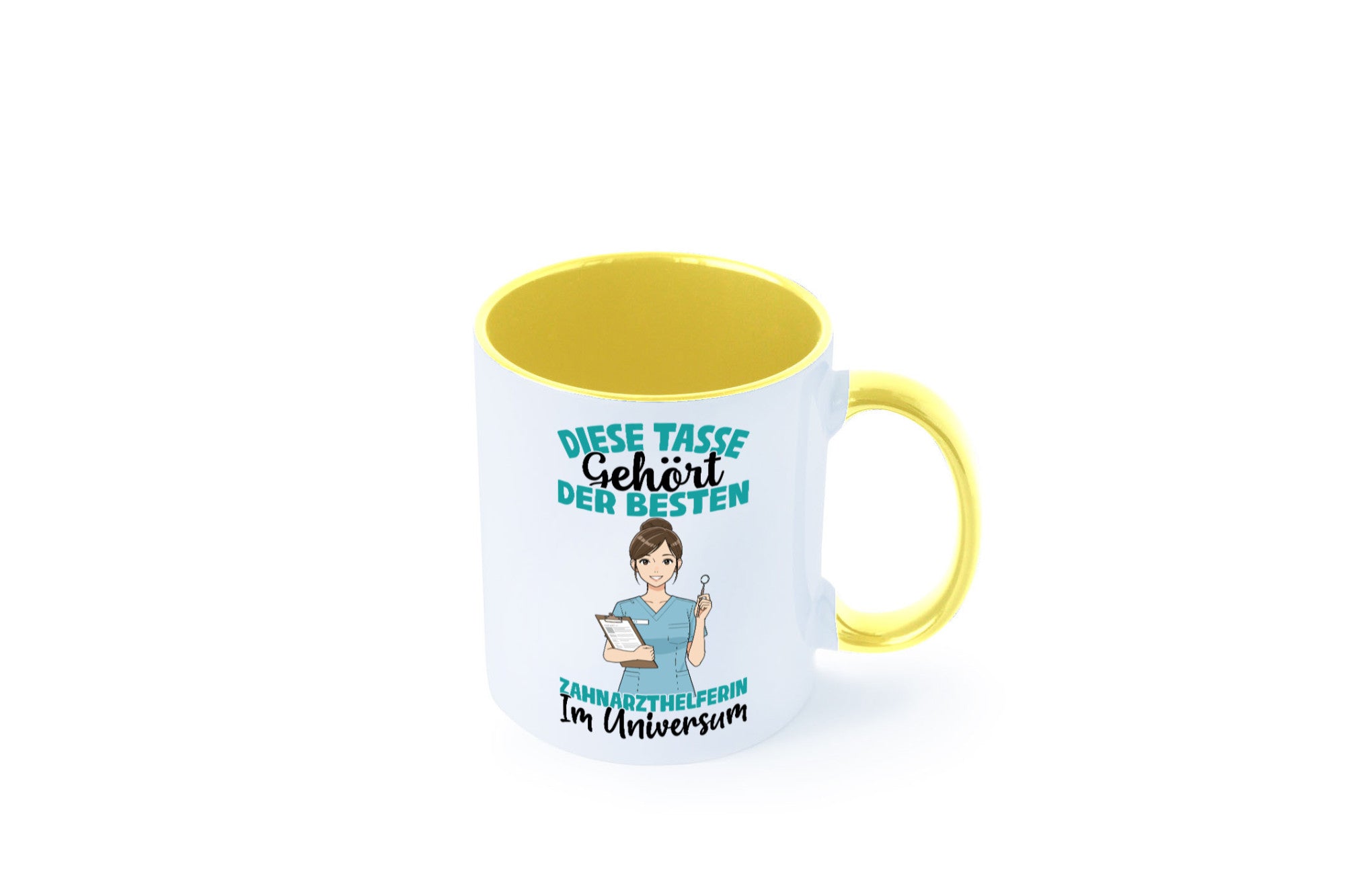 Im Universum: Zahnarzthelferin | Zahnmedizin Humor Geschenkidee Tasse
