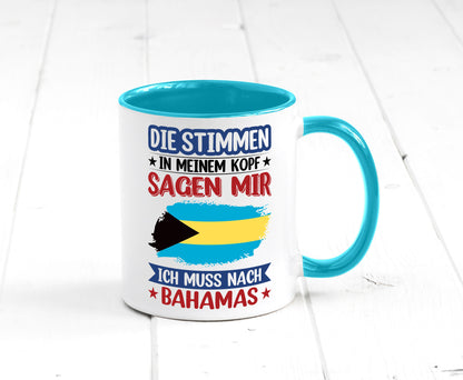 Bahamas | Urlaub Stimmen in meinem Kopf Traumland Geschenk Humor Geschenkidee