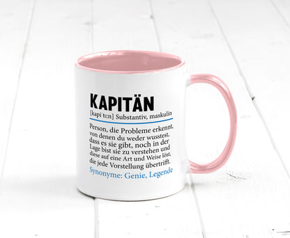 Kapitän | Spruch lustig Schiffskapitän Schiff Geschenk Humor Geschenkidee