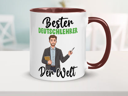 Bester Deutschlehrer | Lehrer Schule v2 lustiger Spruch Geschenk Humor