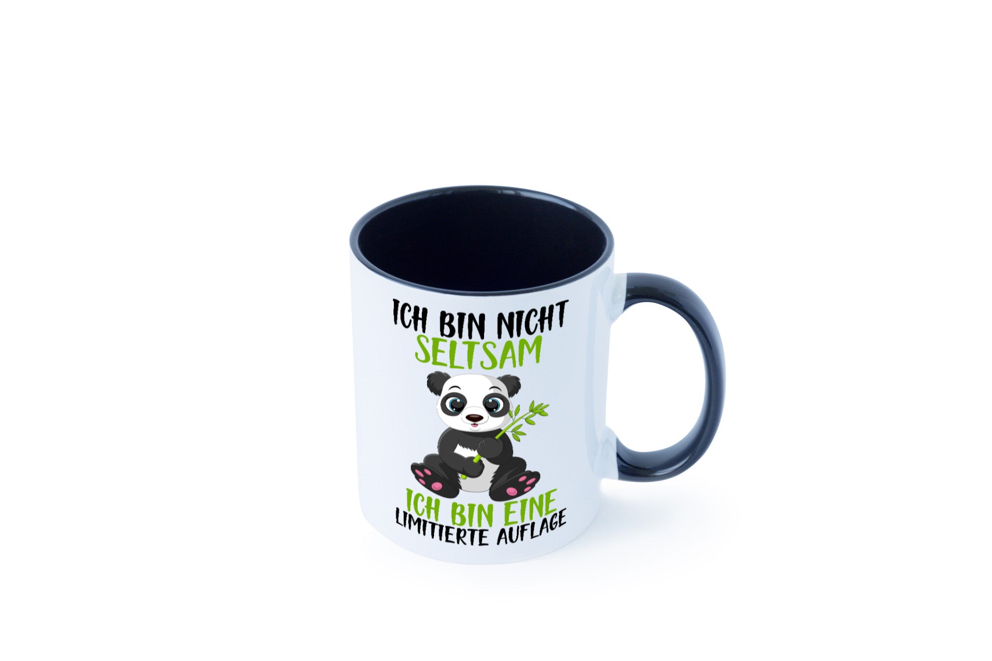 Ich bin nicht seltsam | süßer Pandabär lustiger Spruch Humor Geschenkidee Tasse