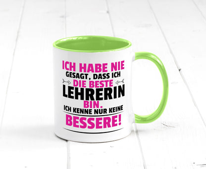 Die Beste Lehrerin | Schule Beruf Schüler Geschenk Arbeit Kollegen Büro