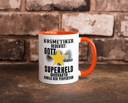 Bedeutung von Kosmetiker | Kosmetik Stylist Visagist Geschenkidee Humor Tasse