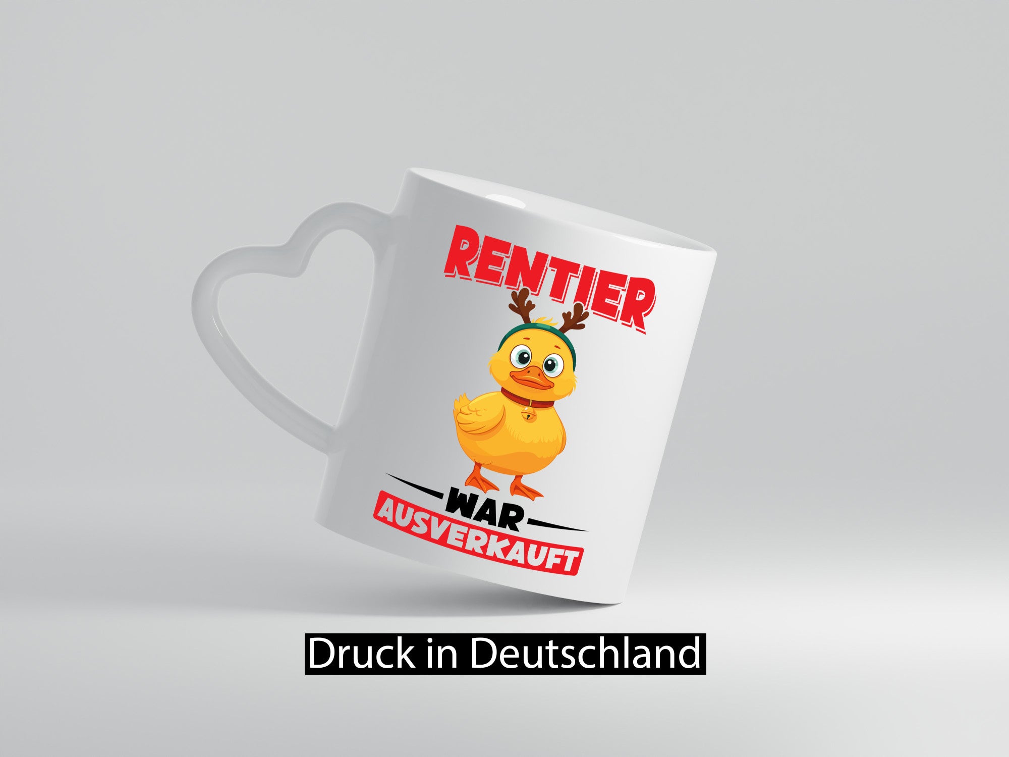 Rentier war ausverkauf | Ente lustig Tierliebhaber Humor Geschenk Tasse