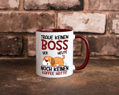 Traue keinem Boss | Führungskraft Vorgesetzter Geschenkidee Humor Tasse