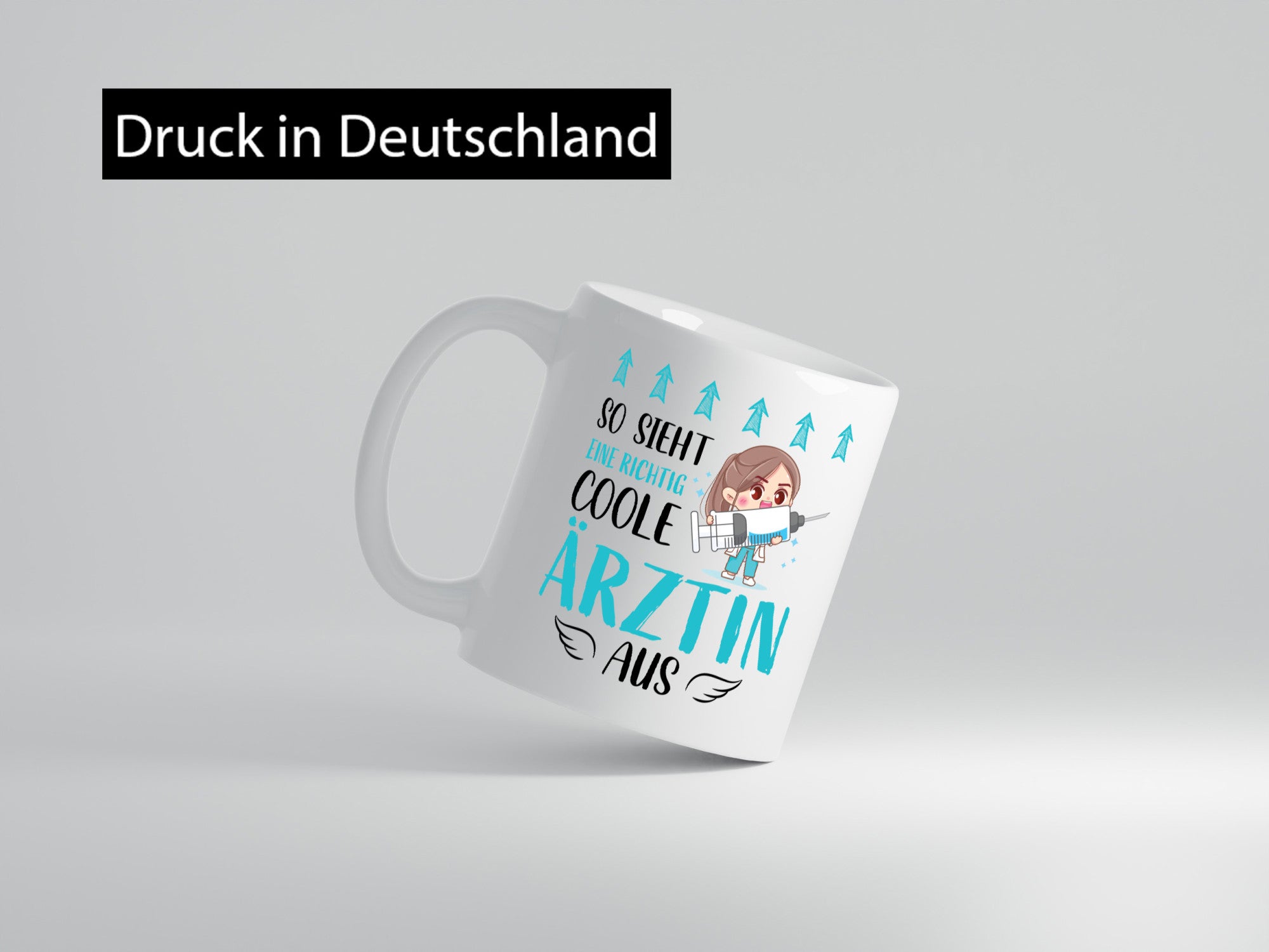 So sieht eine richtig Coole Ärztin aus | Krankenhaus Geschenk Humor