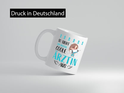 So sieht eine richtig Coole Ärztin aus | Krankenhaus Geschenk Humor