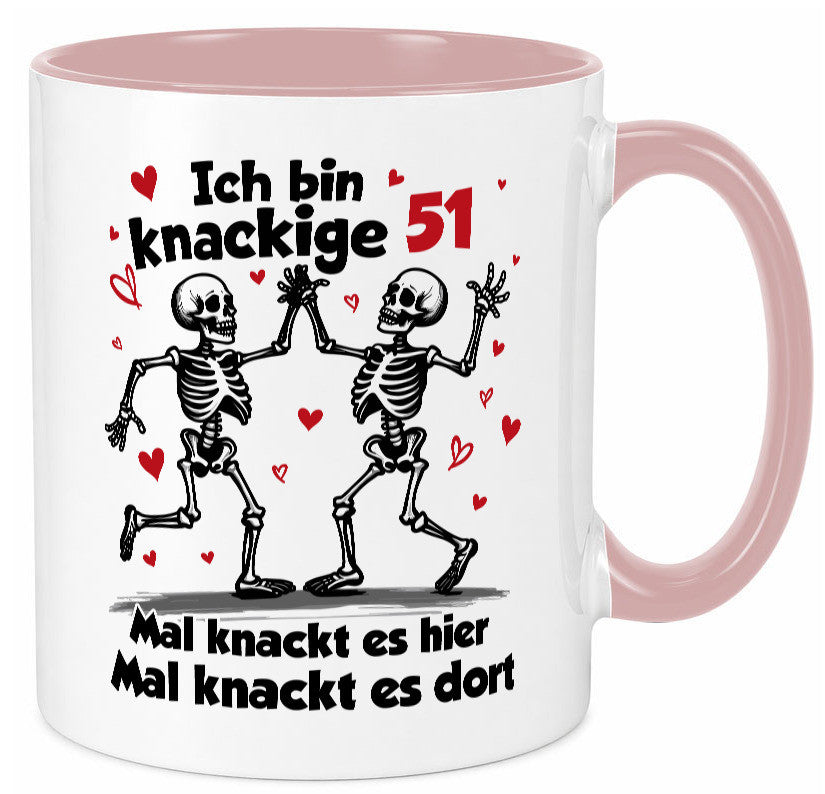 51. Geburtstag | Knackige 51 Ich bin alt v2 Humor Geschenkidee Tasse