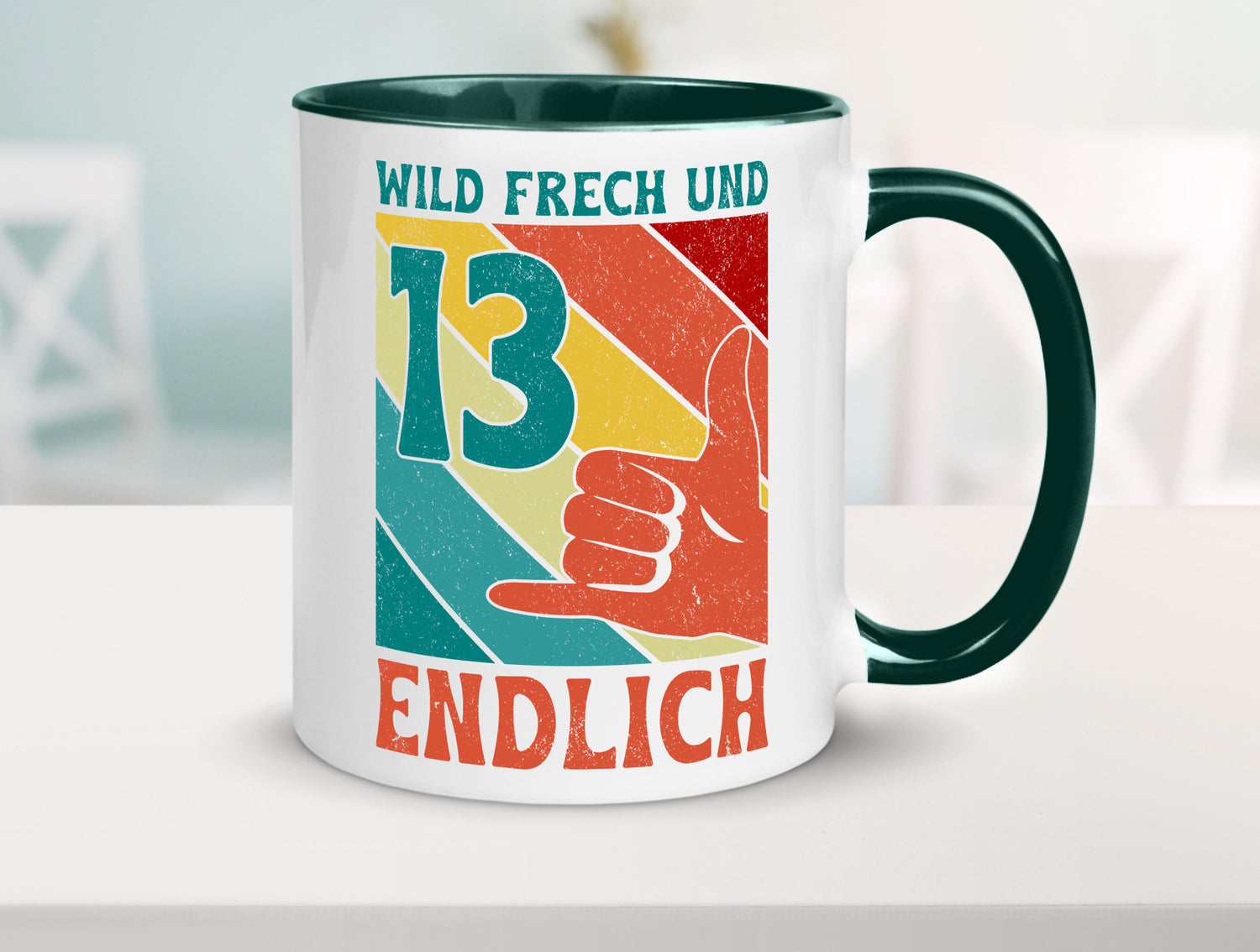 13. Geburtstag | 13 Jahre Wild und Frech Humor Geschenkidee Tasse