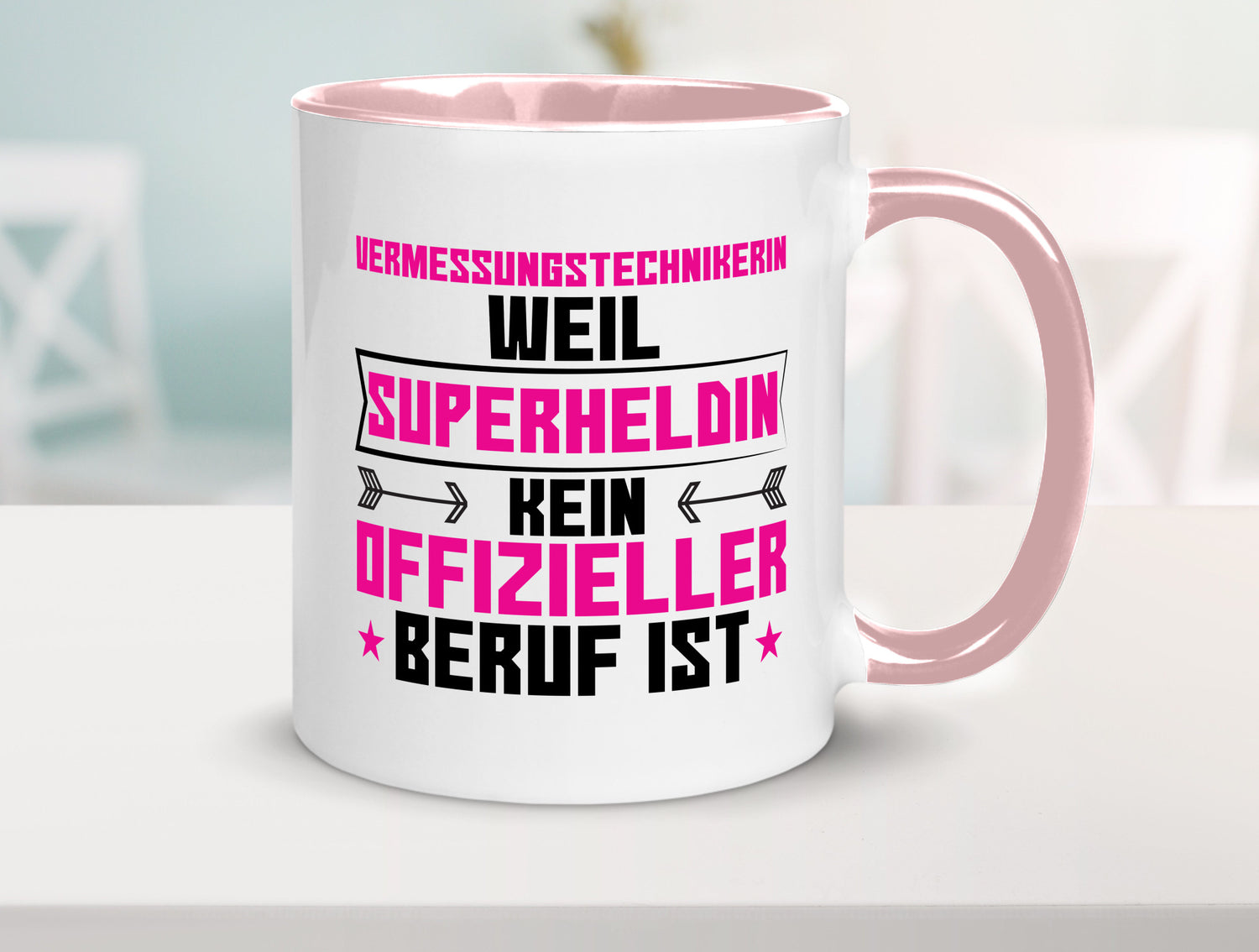 Superheldin Vermessungstechnikerin | Techniker Humor Geschenkidee Tasse