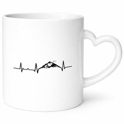 Berge Herzschlag | Wandern Bergsteigen klettern Geschenkidee Humor Tasse