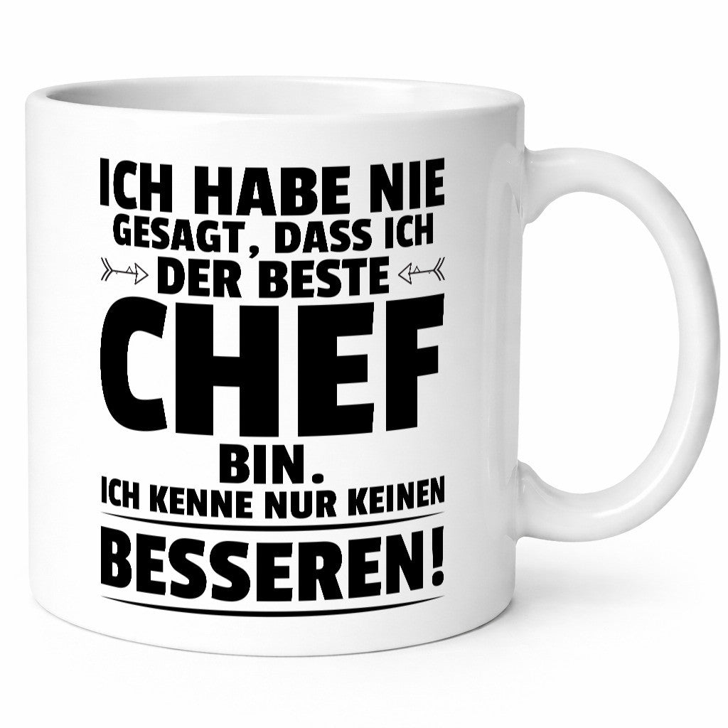 Der Beste Chef | Führungskraft Vorgesetzter lustig Arbeit Kollegen Büro Tasse