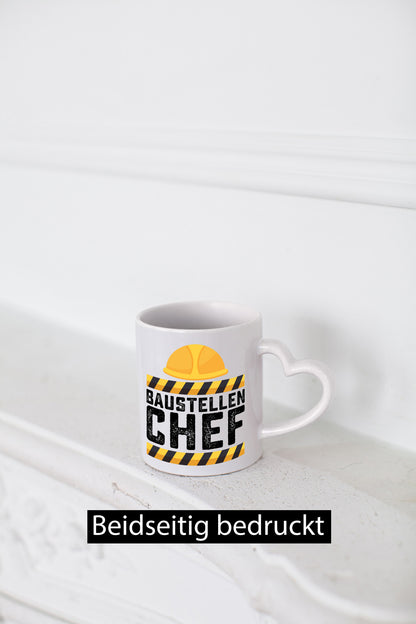 Baustellen Chef | Baustelle Bauherr Bauleiter Geschenkidee Arbeit Kollegen Büro