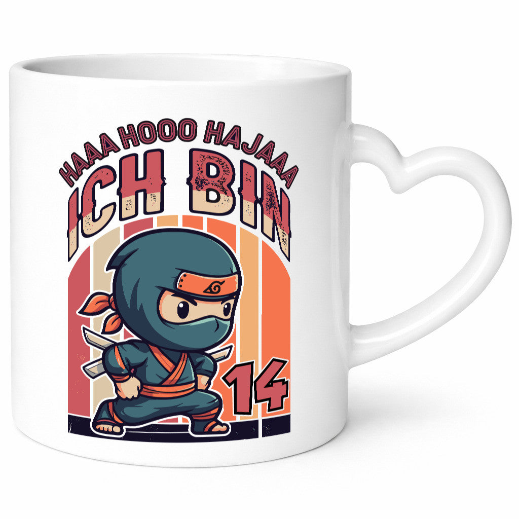 14. Geburtstag | Ninja Junge 14 Jahre Geschenkidee Humor Tasse