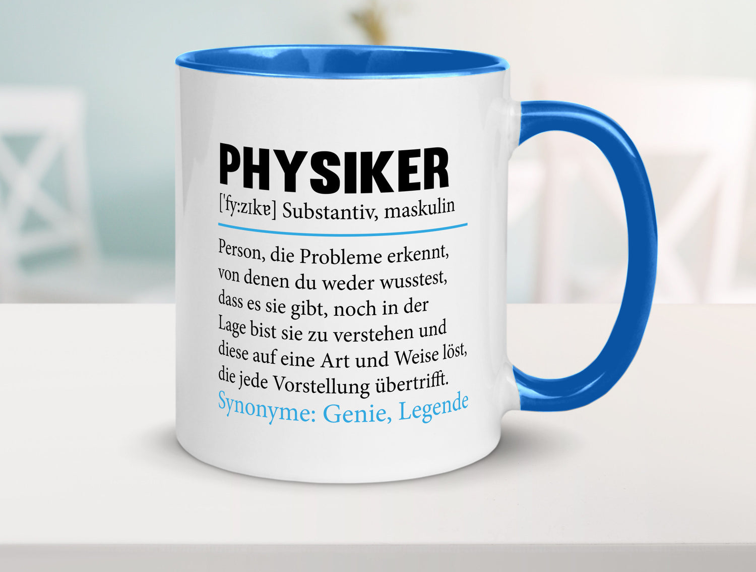 Physiker | Spruch Physik Beruf Definition v2 lustiger Geschenk Arbeit Kollegen