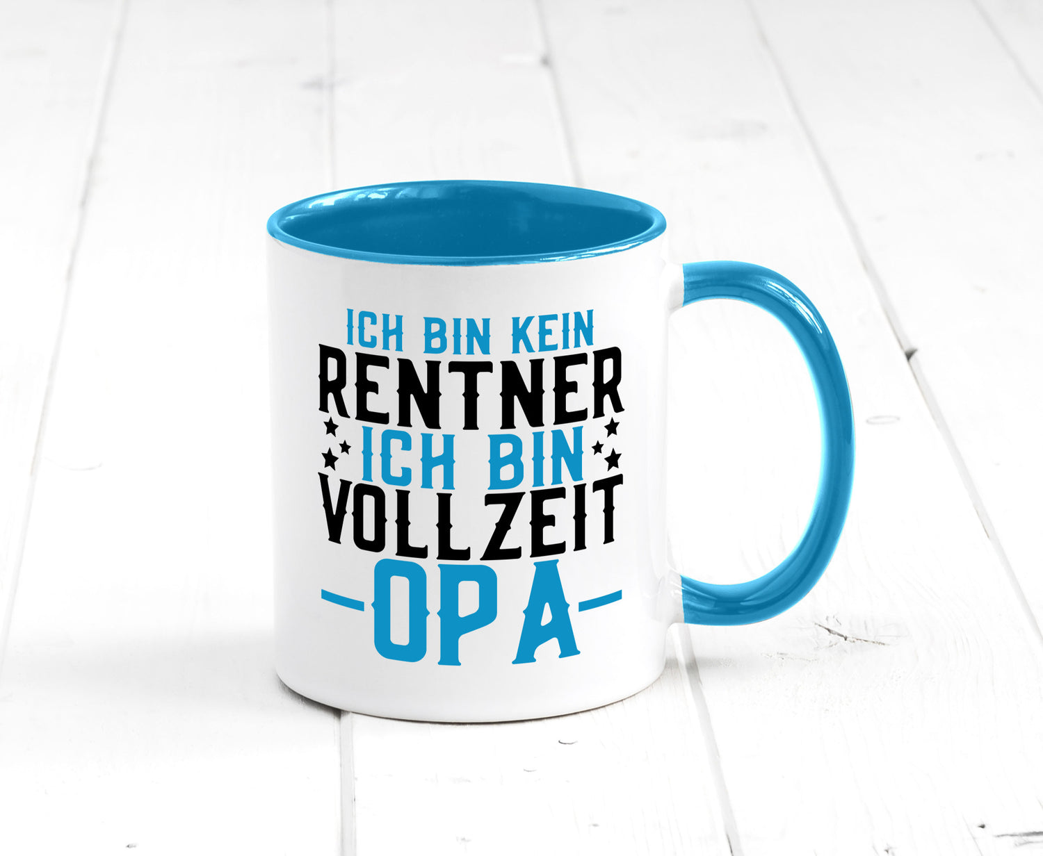 Rentner | Vollzeit Opa Pension Ruhestand Großvater lustiger Spruch Geschenk