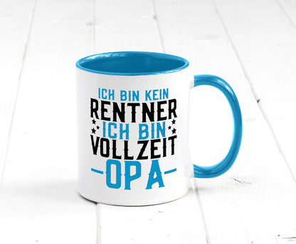 Rentner | Vollzeit Opa Pension Ruhestand Großvater lustiger Spruch Geschenk