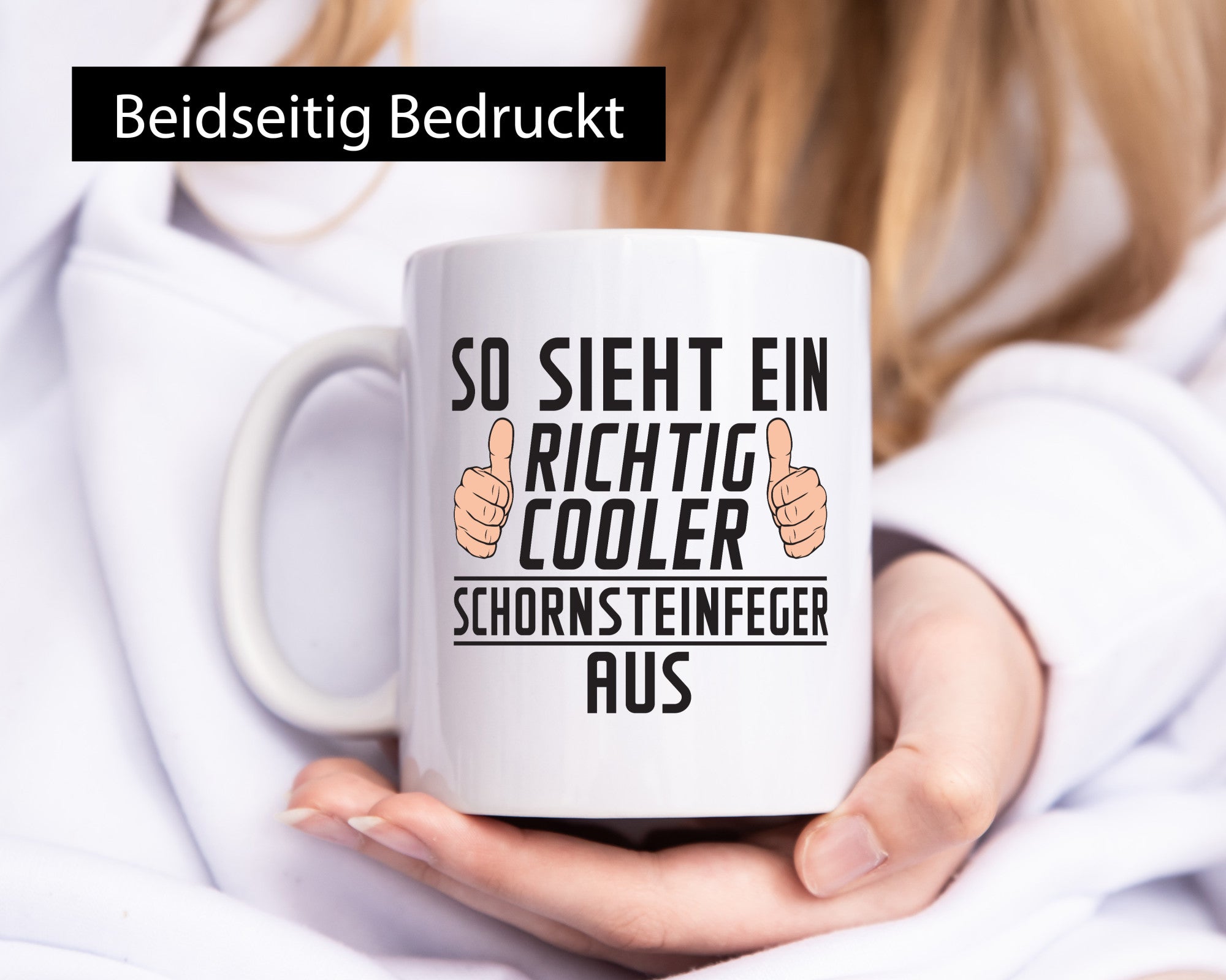 Richtig Cooler Schornsteinfeger | Kaminkehrer Handwerk Geschenkidee Humor Tasse