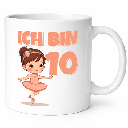10 Geburtstag | Jahre Ballerina Mädchen Ballet lustiger Spruch Geschenk
