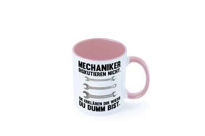Mechaniker Diskutieren nicht sie erklären nur wieso Geschenkidee Tierliebhaber