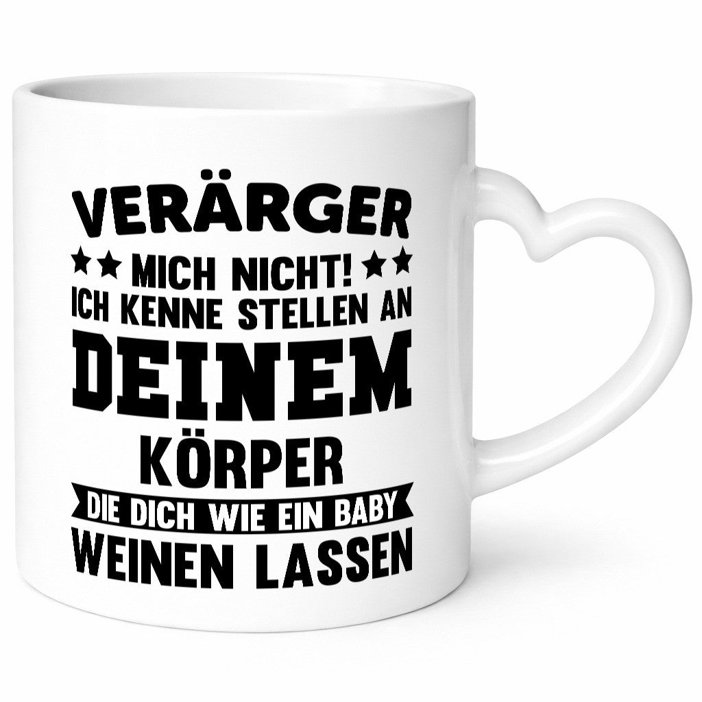 Ärger mich nicht ich kenne stellen da tut es weh. | Rache Geschenk Humor