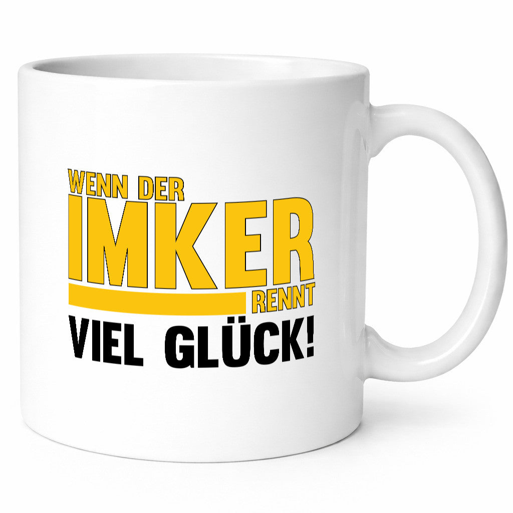 Wenn der Imker rennt, viel Glück | Imkerrei Bienen Geschenk Humor Geschenkidee