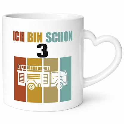 Ich bin schon 3 | 3. Geburtstag Kind Jähriger lustig Geschenkidee Geschenk Tasse