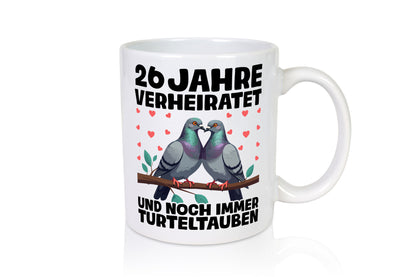 26 Jahre verheiratet | Turteltauben Ehe Ehepaar Geschenk Humor Geschenkidee