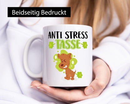 Anti-Stress Tasse | süßer Mops Pups Hund lustig Geschenk Tierliebhaber Humor