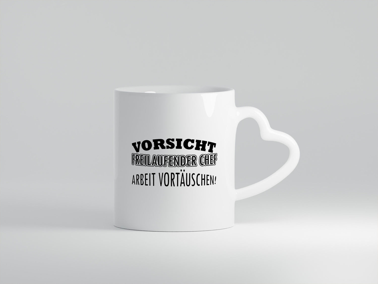 Freilaufender Chef lustig Arbeit Kollegen Büro Geschenk Tasse