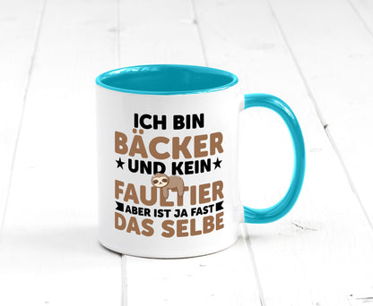 Ich bin kein Faultier: Bäcker | Bäckerei Backen Konditor Humor Tierliebhaber