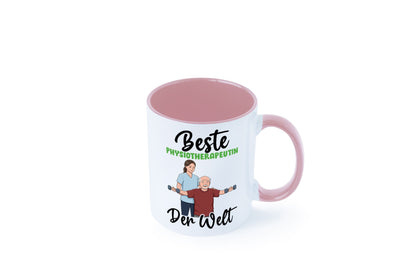 Beste Physiotherapeutin v3 lustig Humor Geschenkidee Geschenk Tasse
