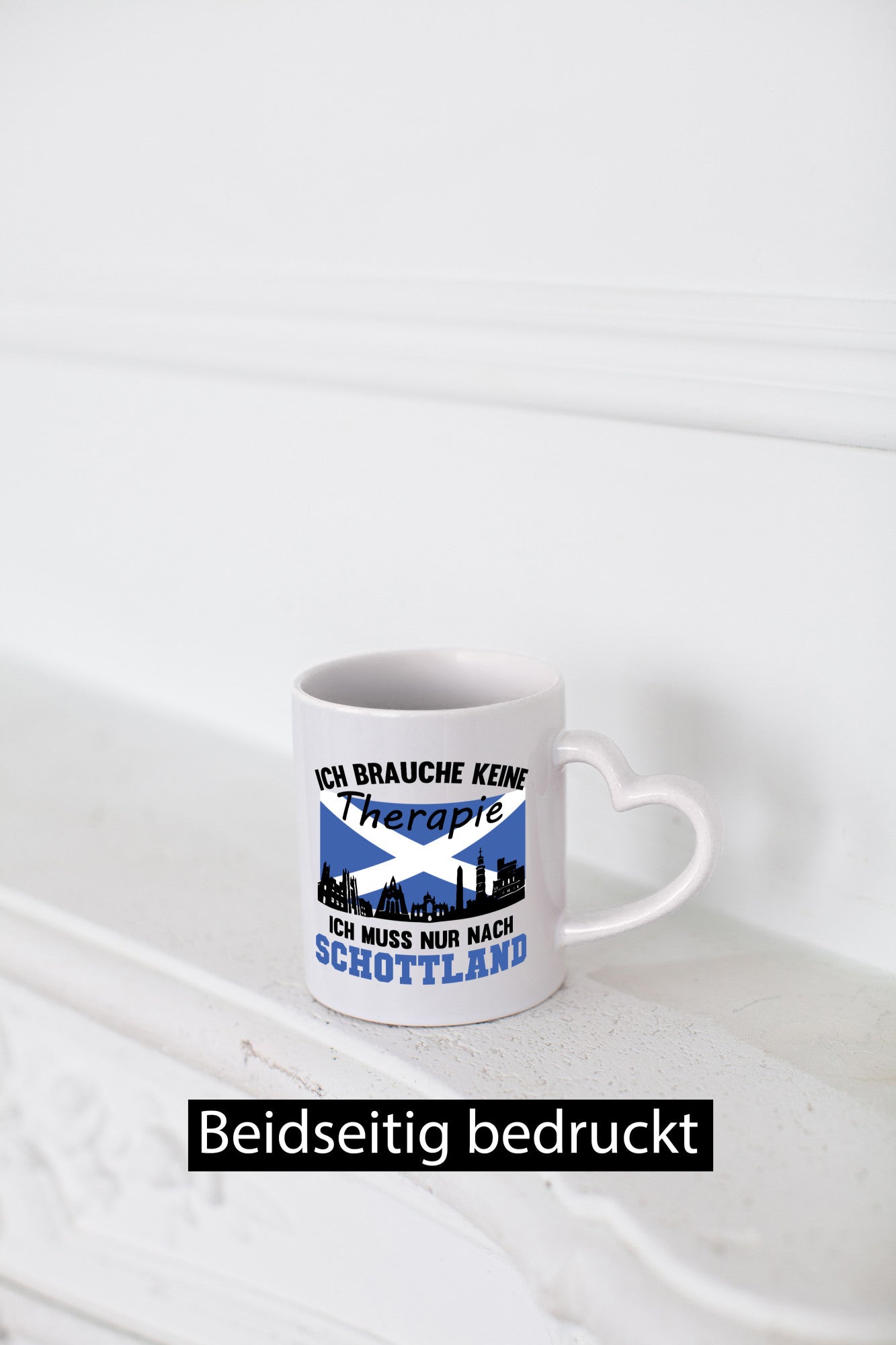 Ich muss nach Schottland | Urlaub Humor Geschenkidee Tasse